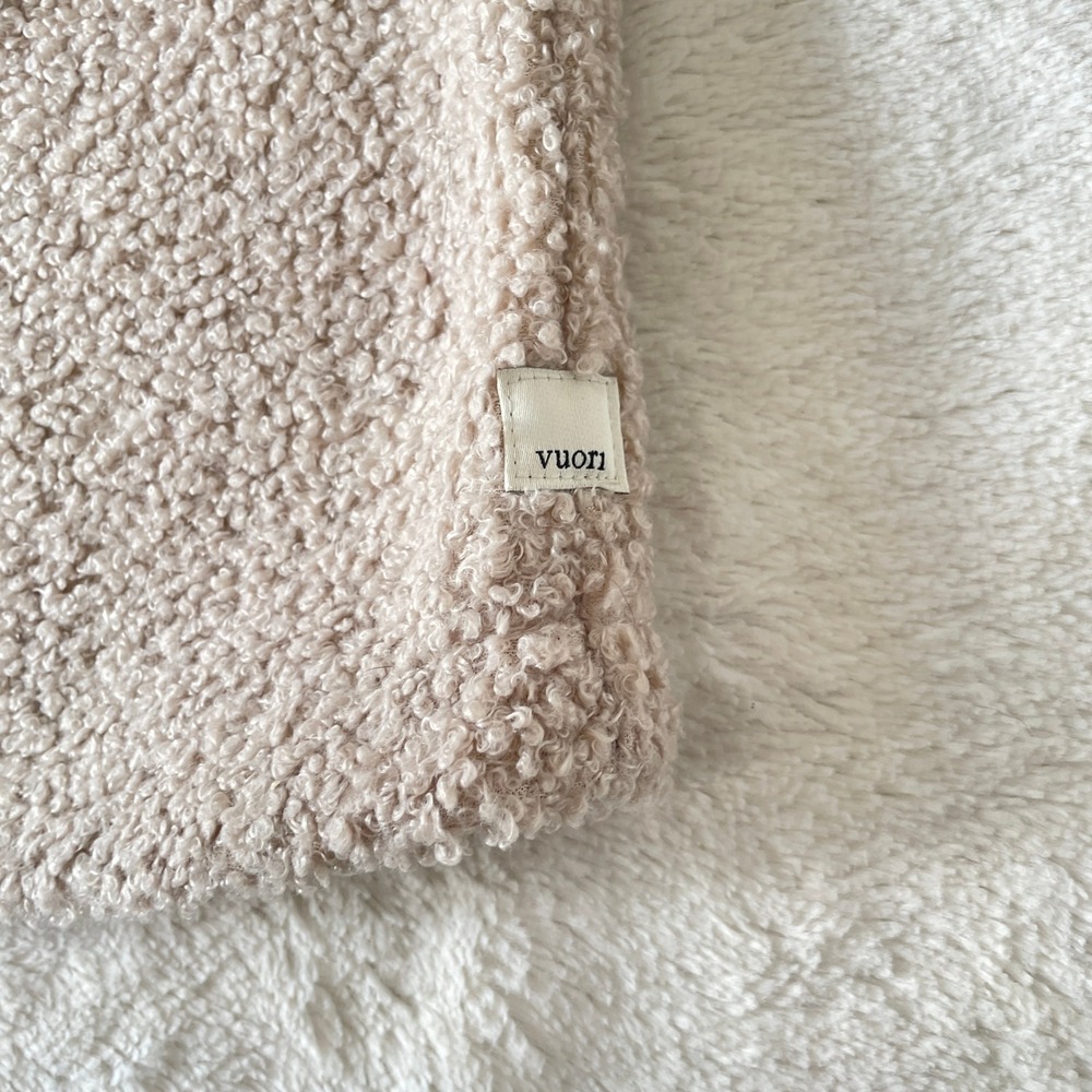 Vuori Sycamore Short Shirt Jacket Sherpa Dark‎ Salt Beige Size Small - Picture 6 of 15